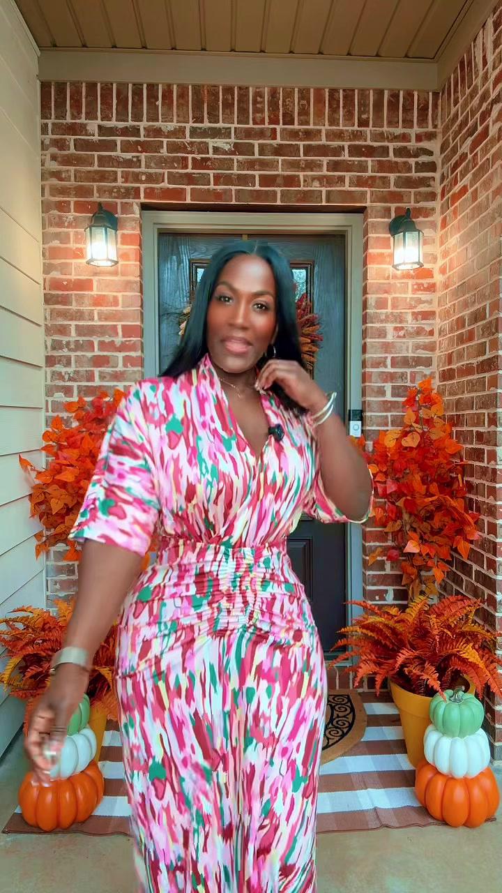 Fall Fashion Maxi Dress Promo