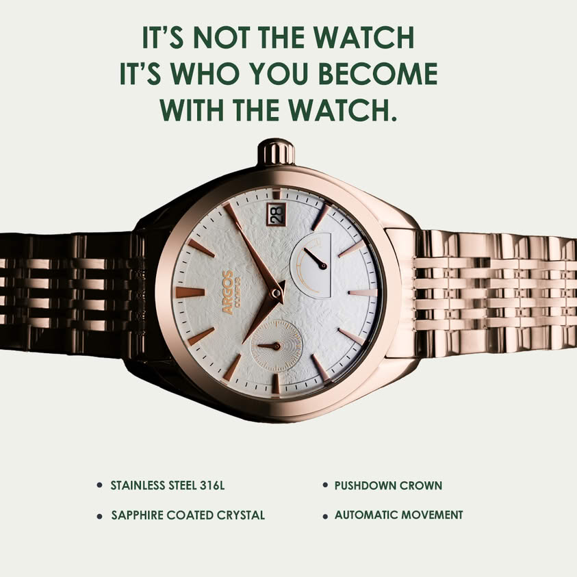 Argos Olympus Mechanical Watch Promo