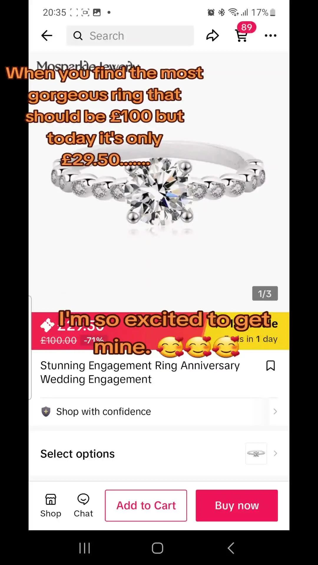 Flash Sale Jewelry Ring Promo