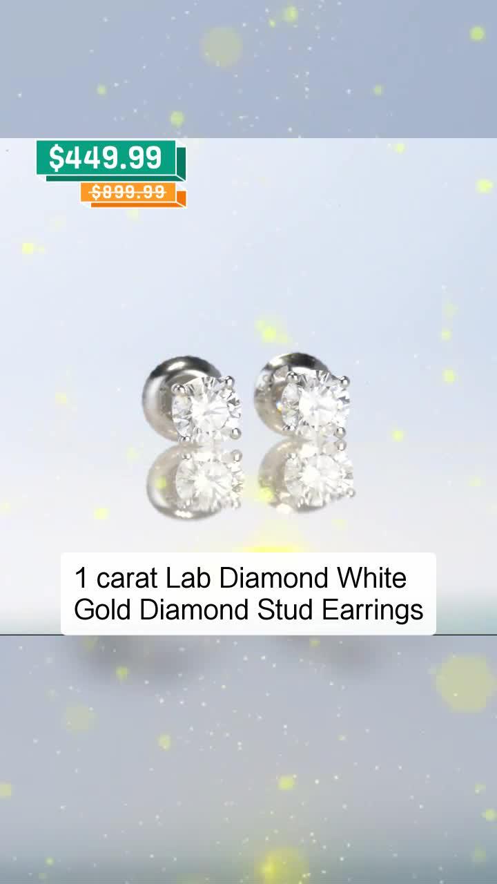 Diamond Stud Earrings Promo