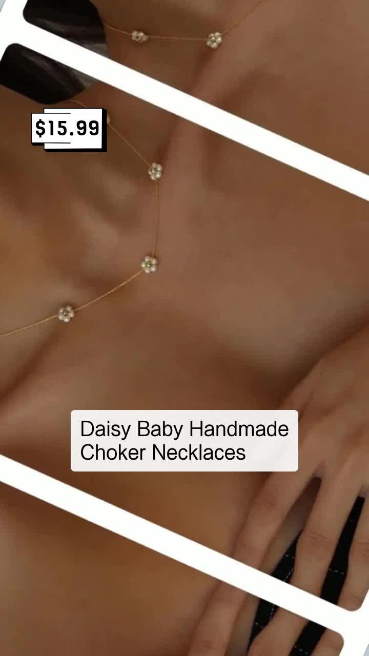 Daisy Baby Handmade Choker Necklaces Promo