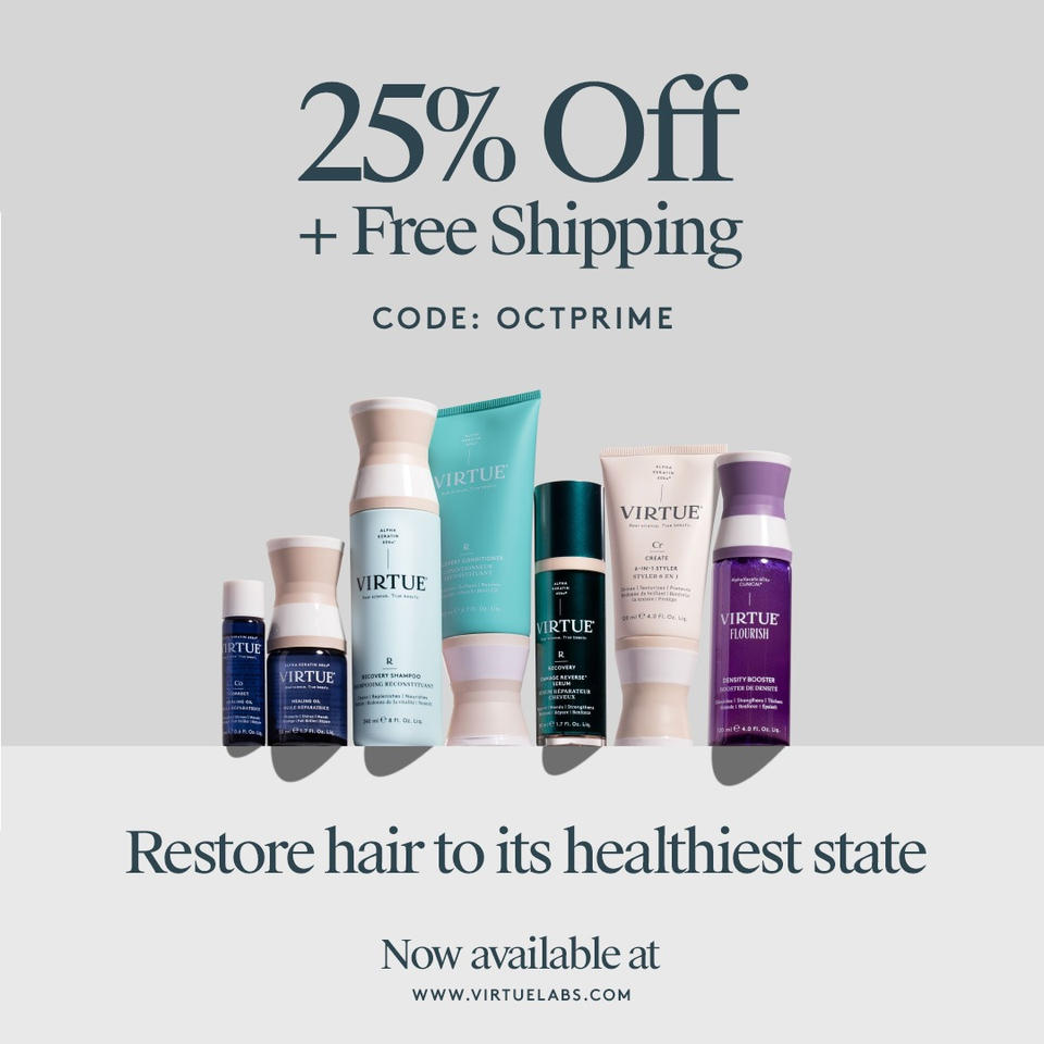 25% Off Virtue Hair Care Promo