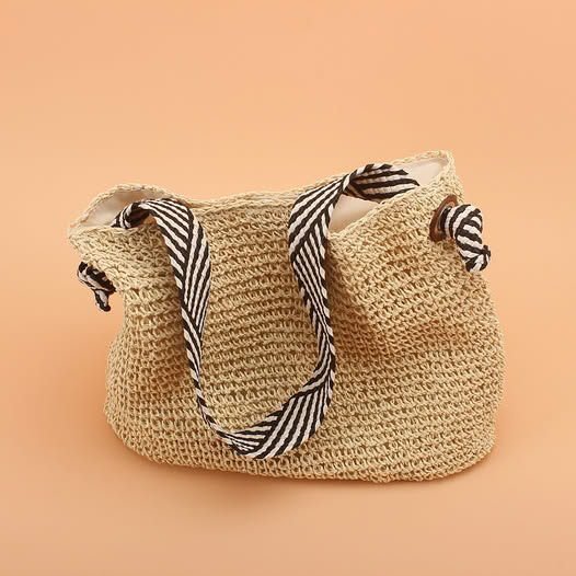 Rugged Straw-Weave Bag Promotion