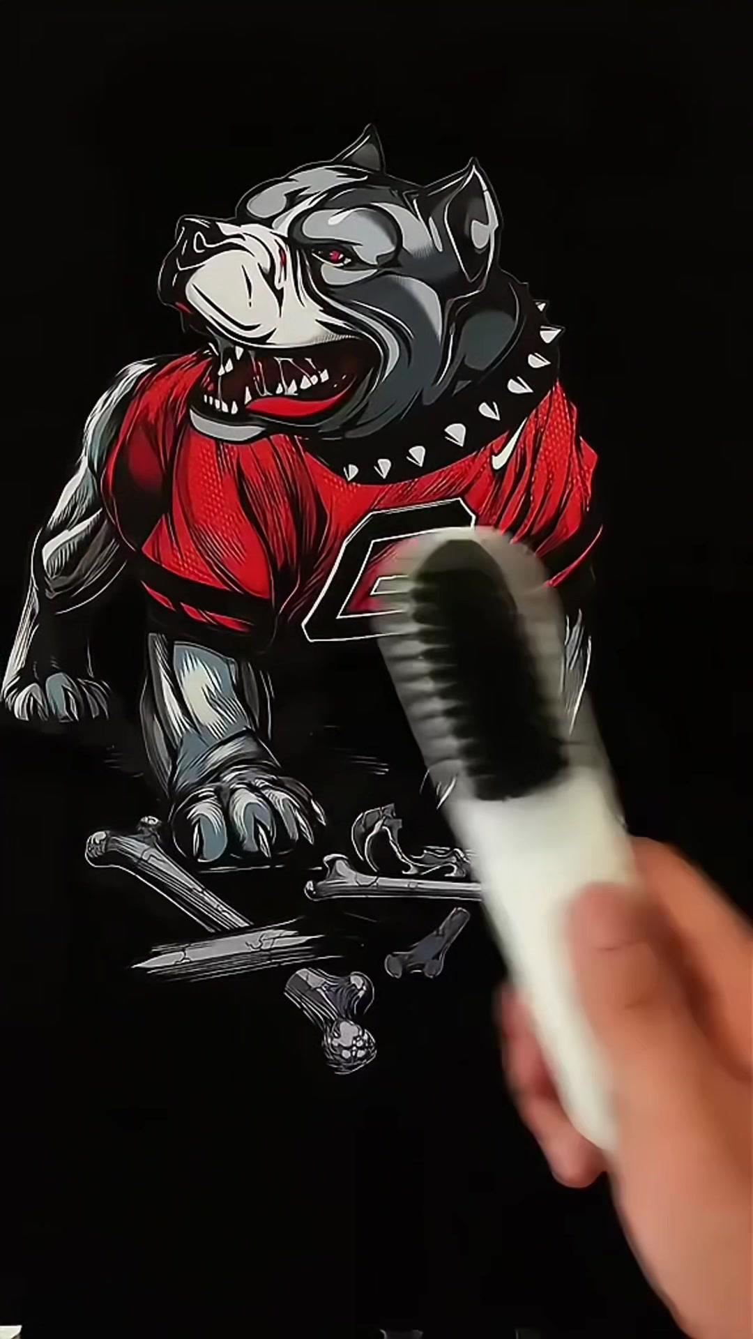 Trendy Unisex Bully Dog T-shirt Promo