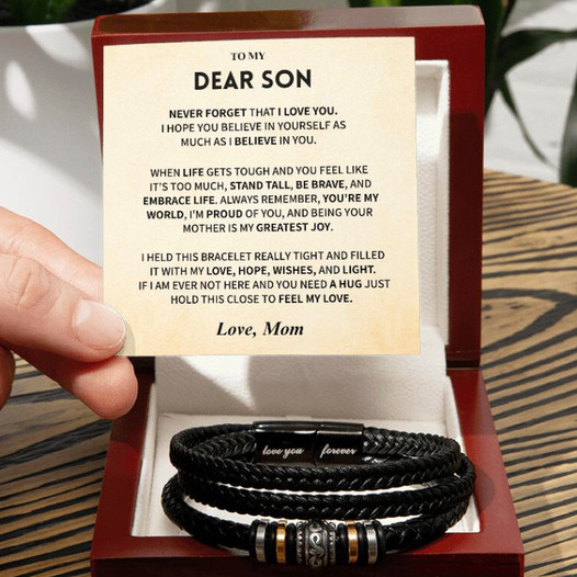 Thoughtful Gift Bracelet for Son