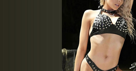 Studded Leatherette Bikini Set Promo