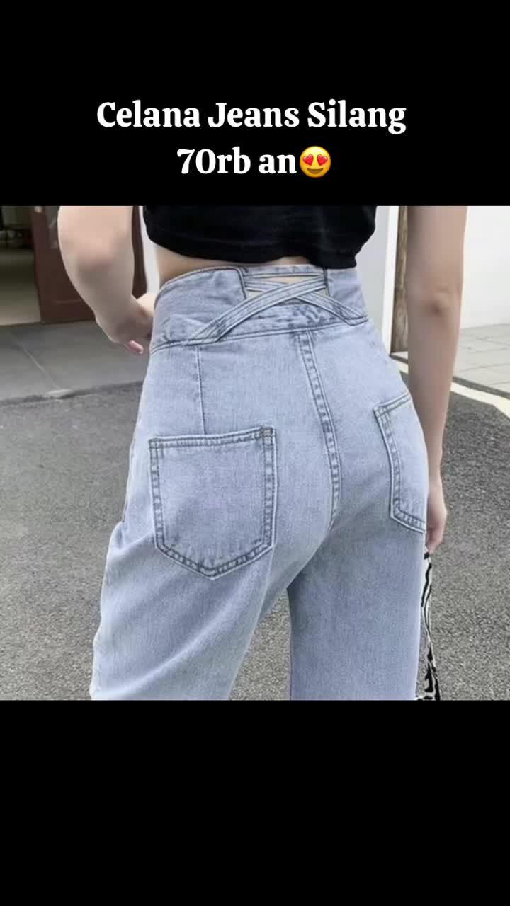 Celana Jeans Silang Fashion Promo