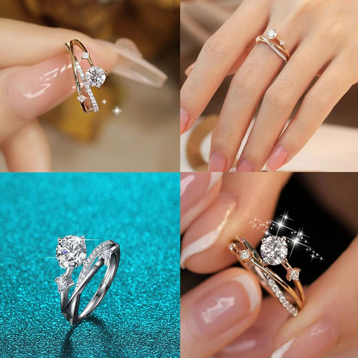 Moissanite Ring Jewelry Promo