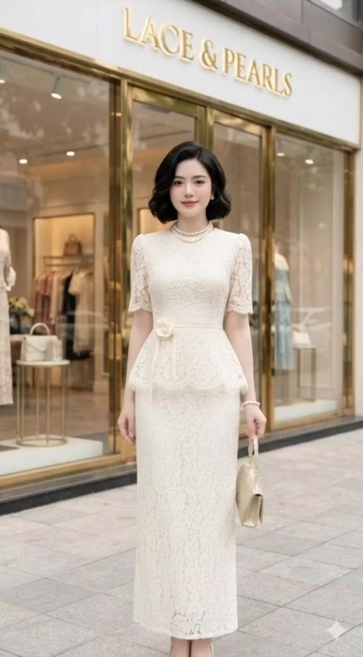 Elegant Lace Dress Promotion