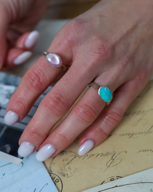 Sterling Silver Inlay Rings Promo