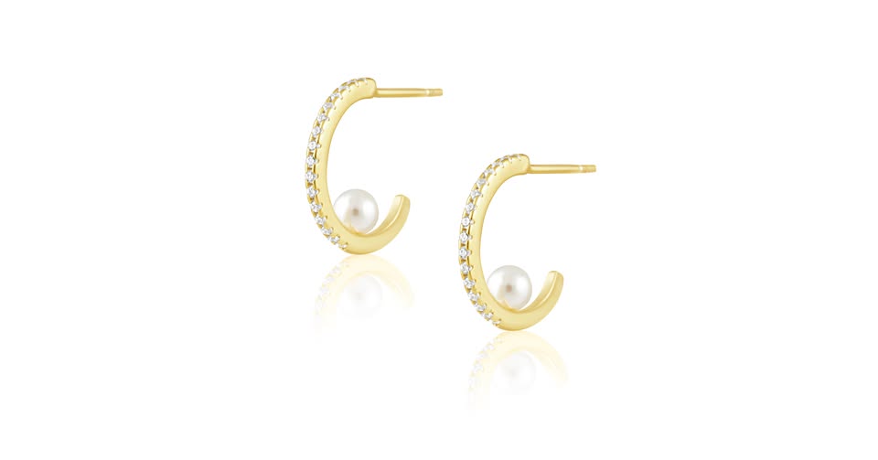 Elegant Pearl Earrings Promo