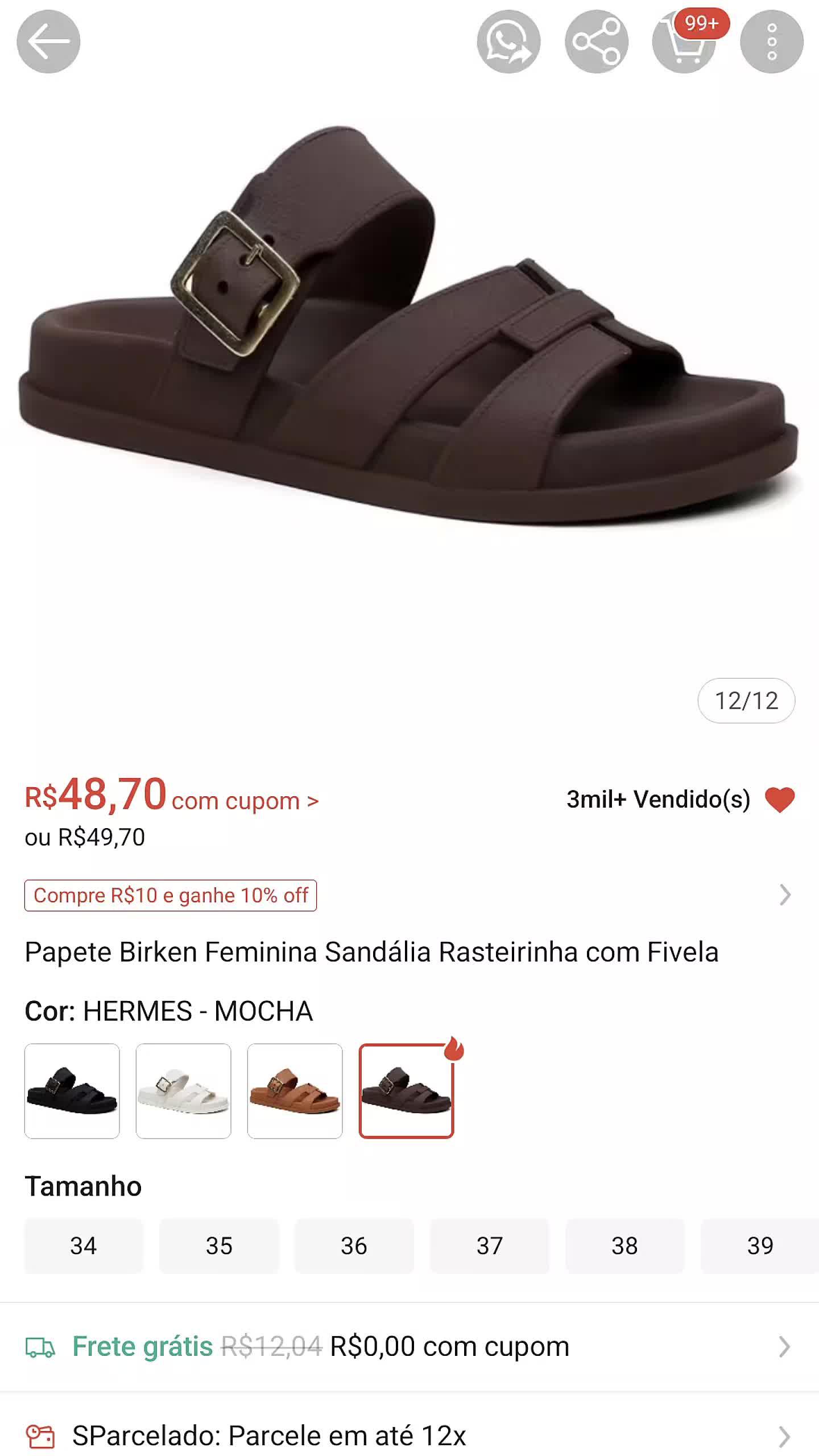 Shopee Sandals Discount Promo