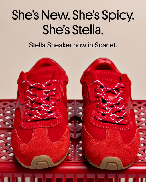 Stella Sneaker Scarlet Promo