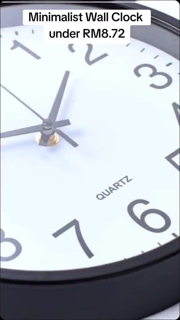 Minimalist Wall Clock Promo