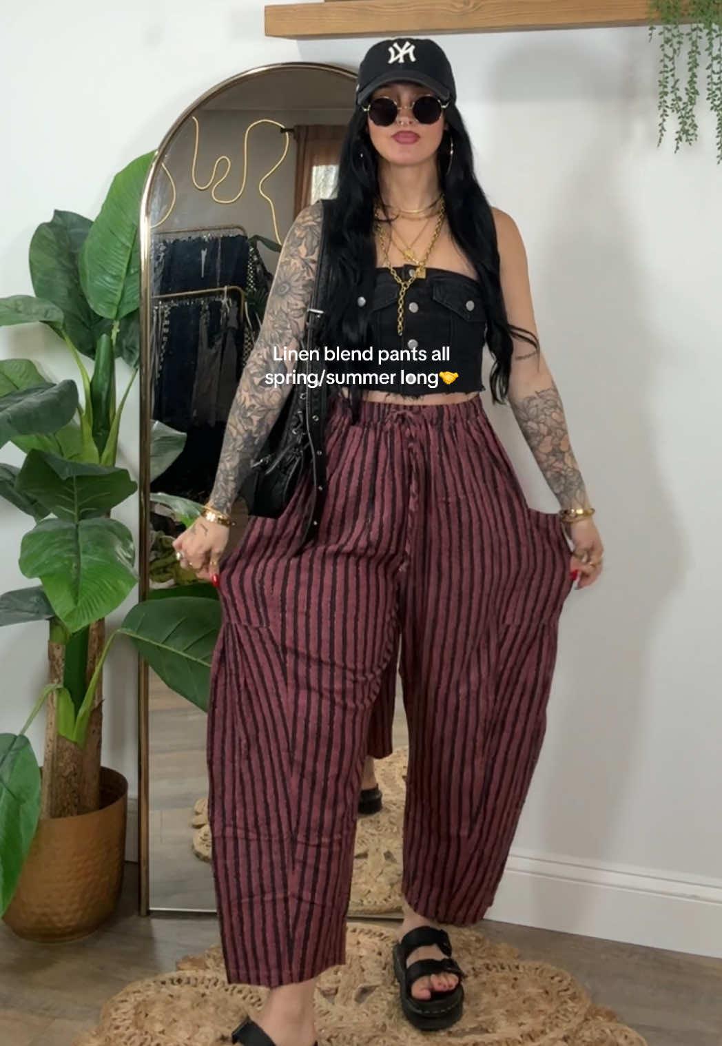 Spring/Summer Linen Pants Fashion Promo