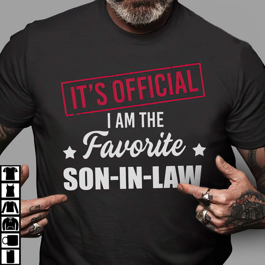 Son-In-Law Gift T-Shirt Promo