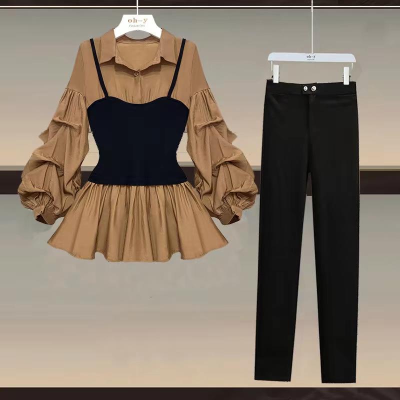 Chiffon Shirt Trouser Two-piece Fashion Promo