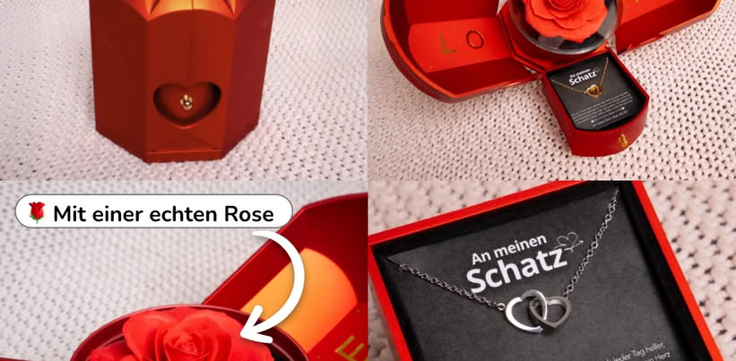 Valentine's Day Jewelry Gift Box
