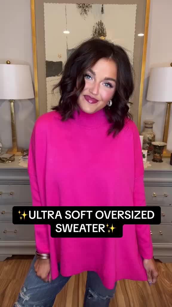 Ultra Soft Oversized Sweater Promo