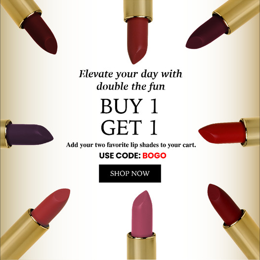 BOGO Lipstick Beauty Promo