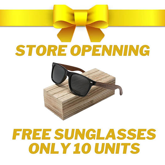 Store Opening Sunglasses Promo