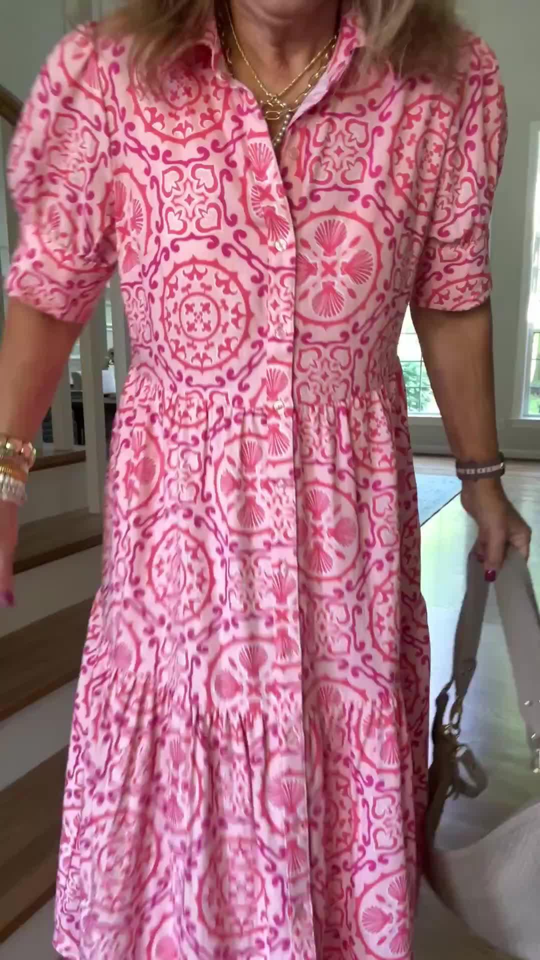 Printed Shirtdress Fashion Promo