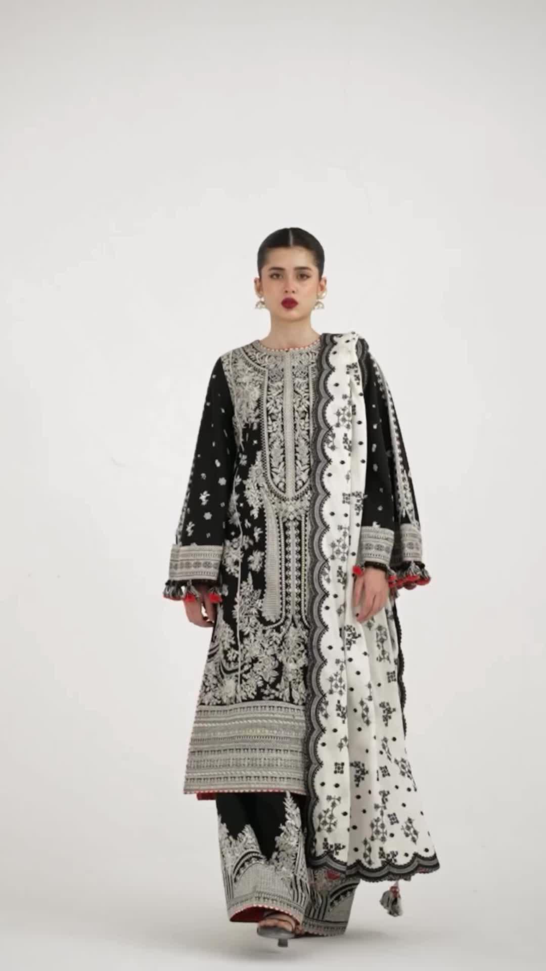 Elegant Embroidered Dress Promo