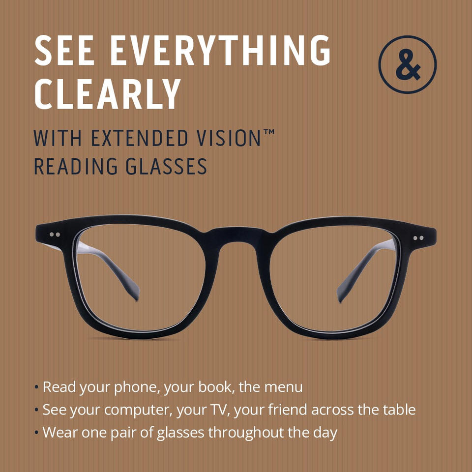 Extended Vision Reading Glasses Promo
