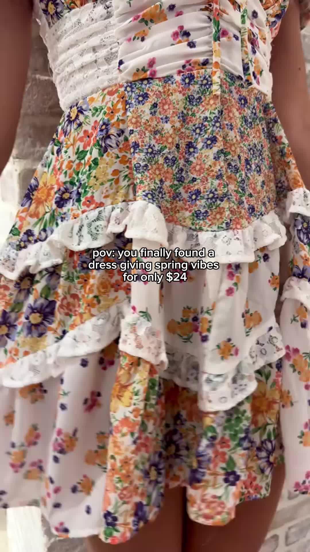 Spring Vibes Dress Promo
