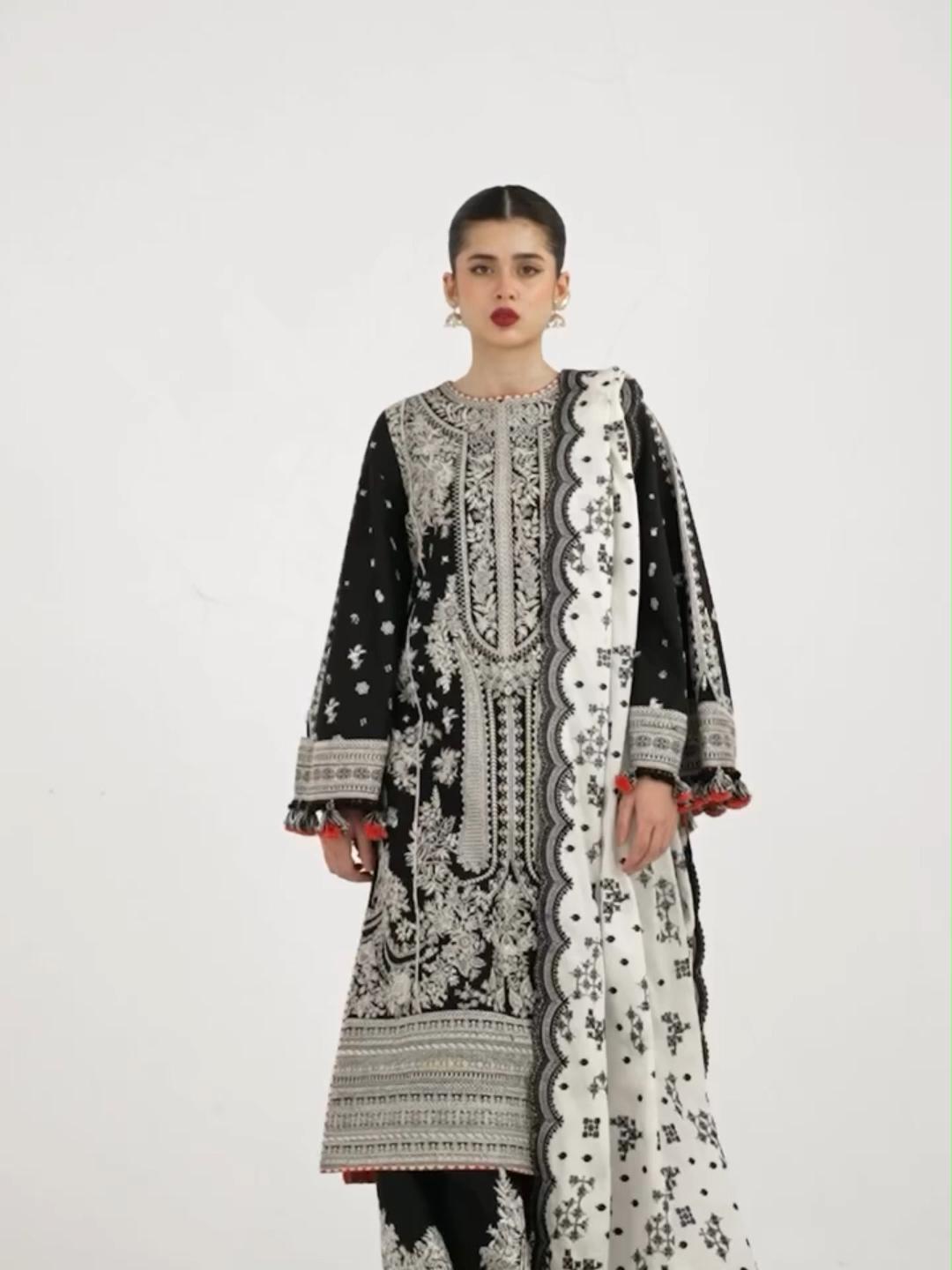 Luxury Embroidered Dress Promo