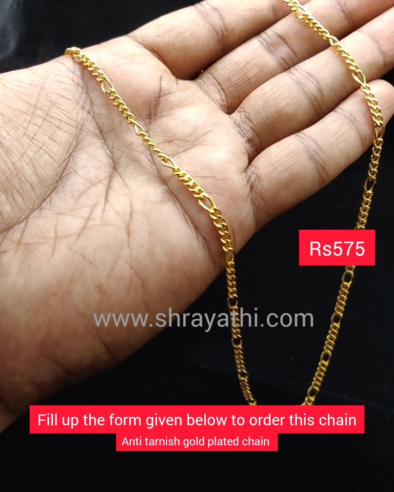 Gold Plated Chain Promo