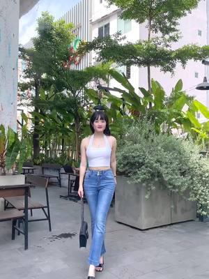Jean Flare Pants Fashion Promo