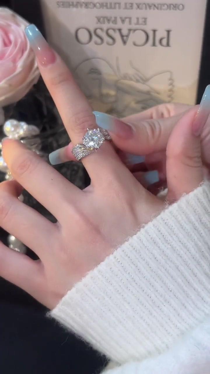 Moissanite Ring Jewelry Promo