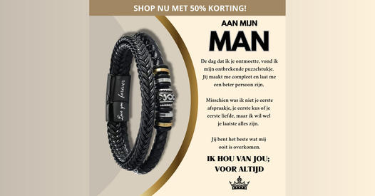 Romantic Bracelet Gift for Him