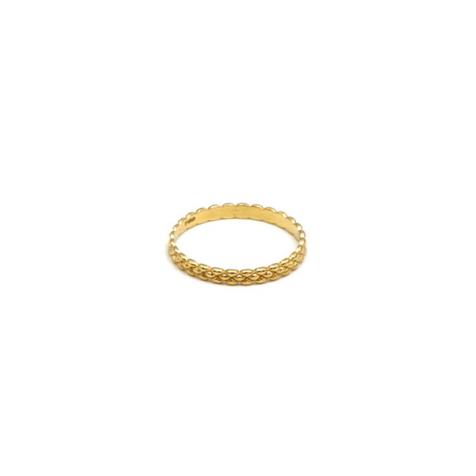 18k Gold Ring with Tabby Payments