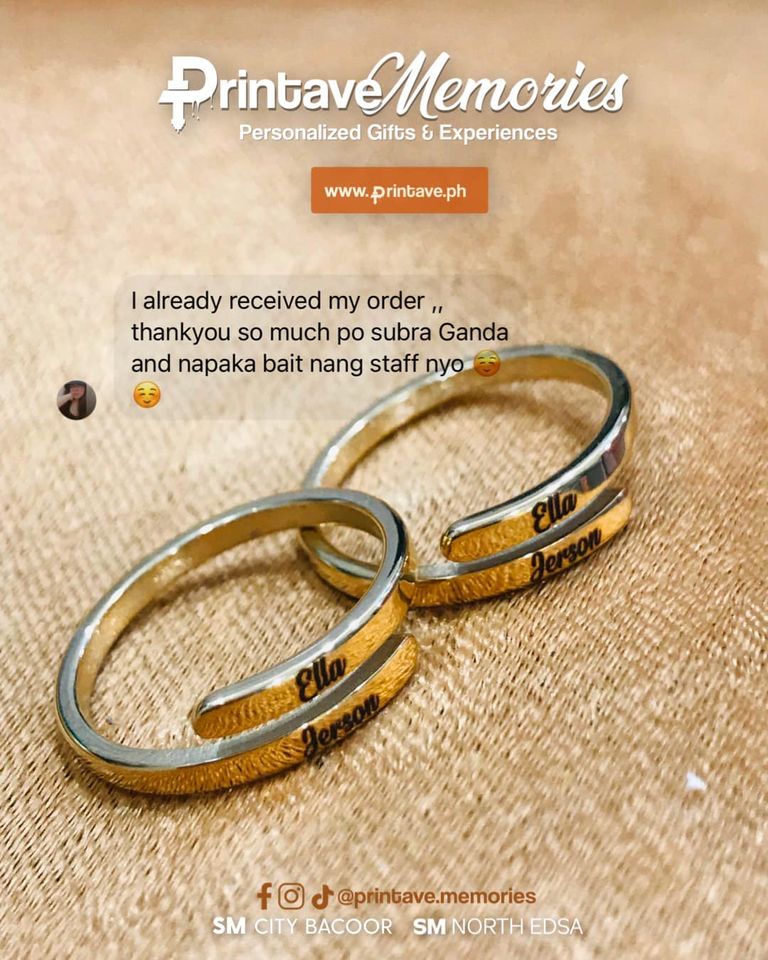 Personalized Rings Jewelry Promo
