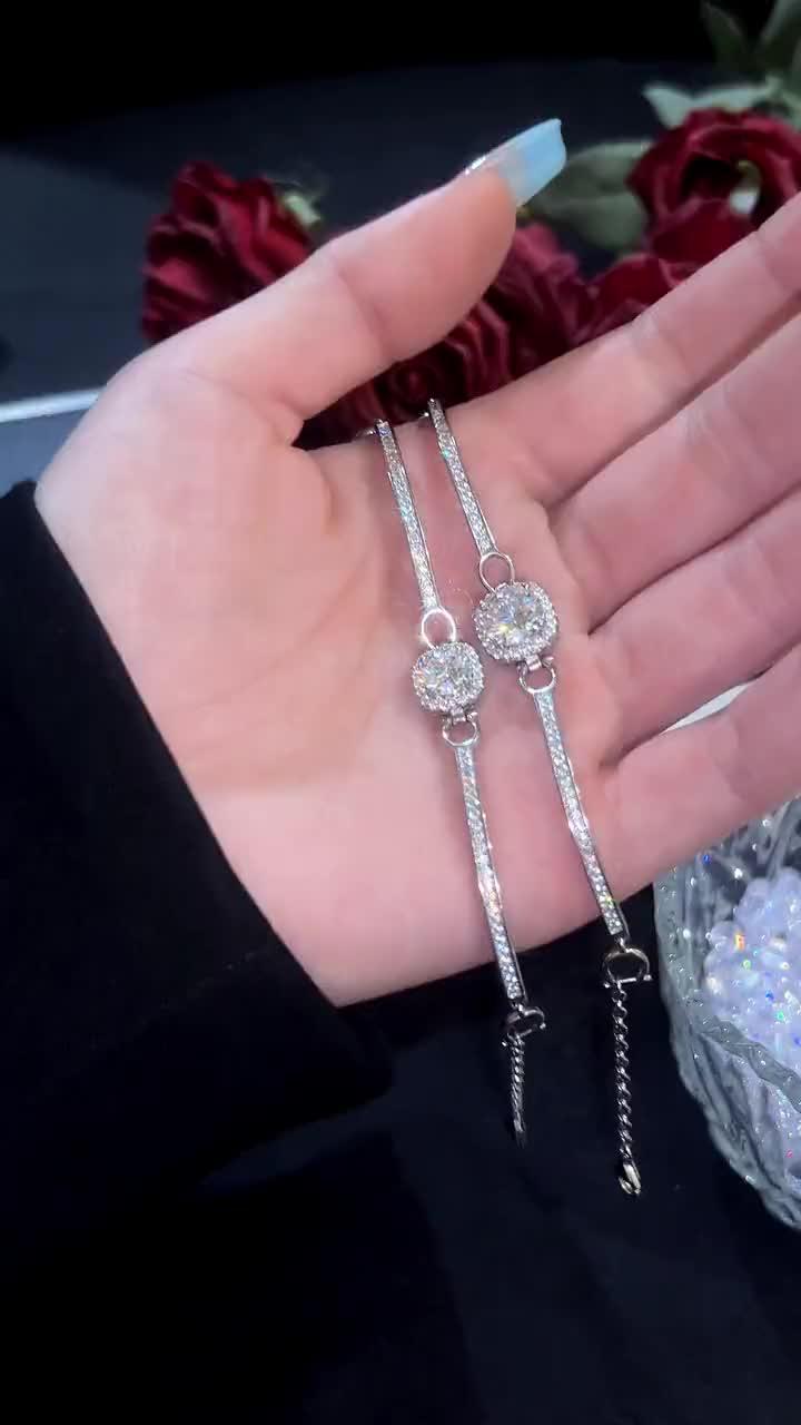 Adjustable Moissanite Bracelet Promo
