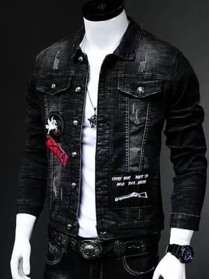 Men's Denim Jacket Fashion Promo