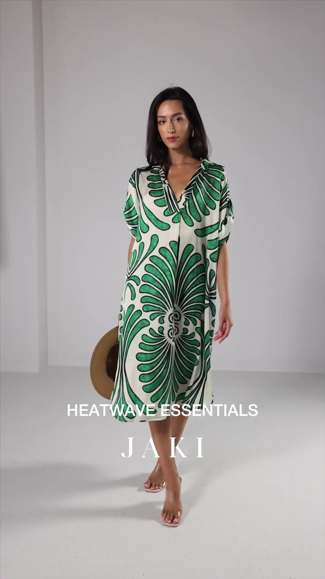 Summer Silk Kaftan Fashion Promo
