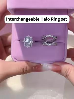 Interchangeable Halo Ring Set Promo