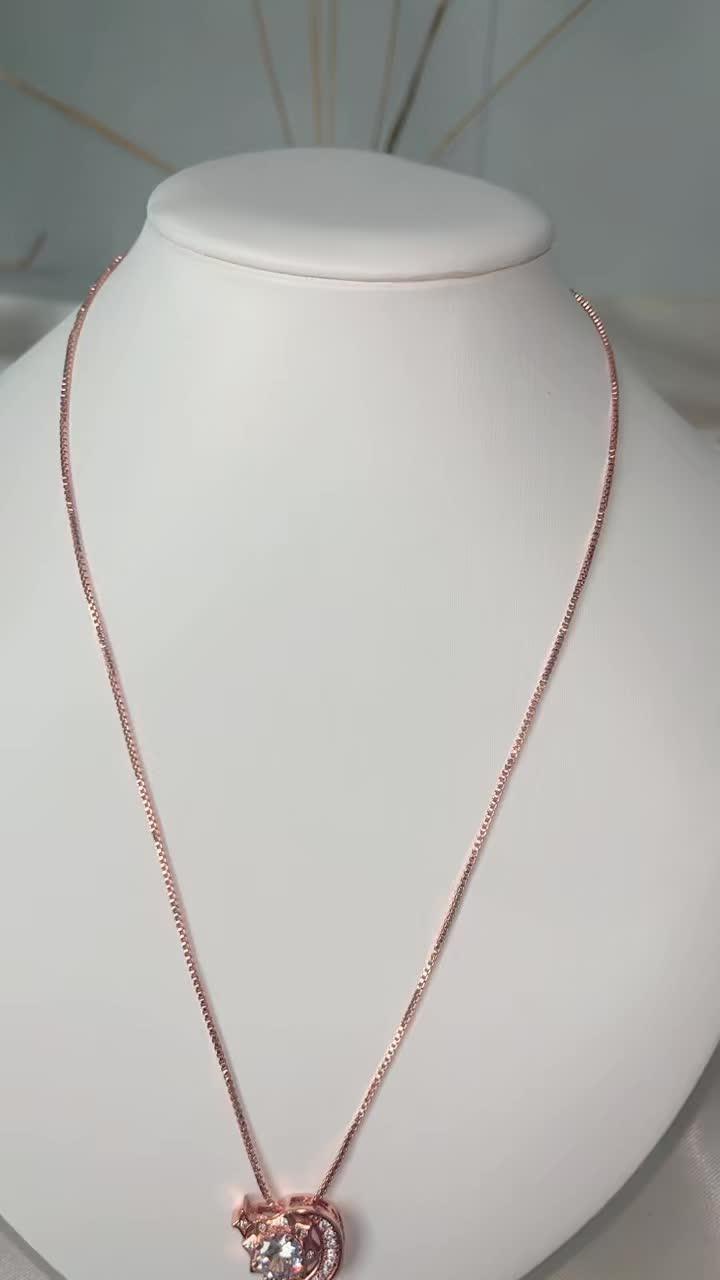 Rose Gold Necklace Jewelry Promo